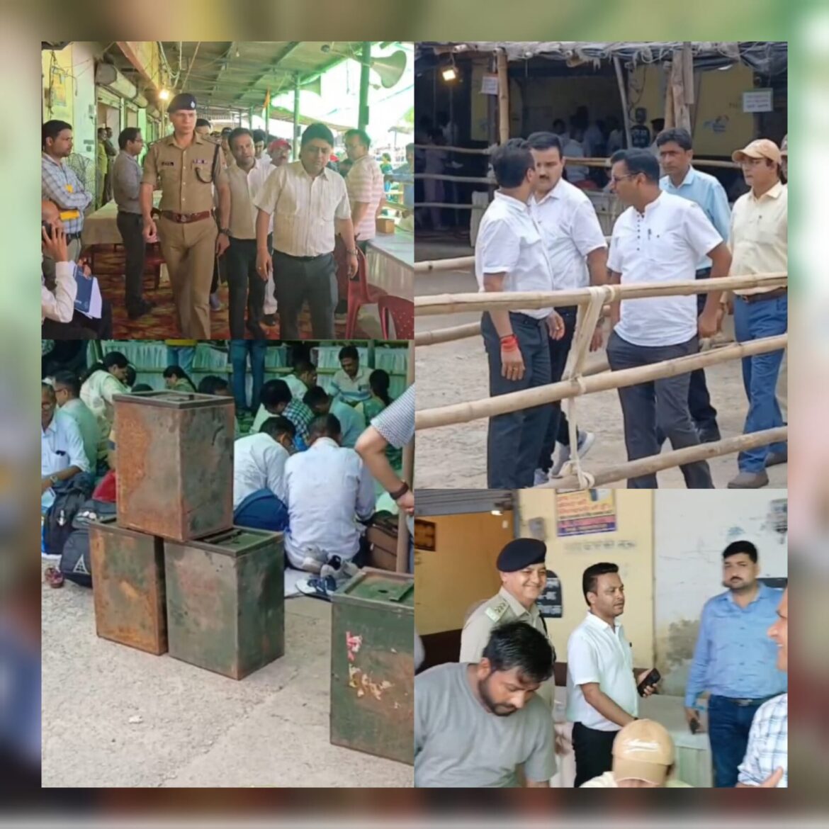 287 मतदान पार्टियां रवाना, प्रशासन ने लिया सुरक्षा और व्यवस्थाओं का जायजा