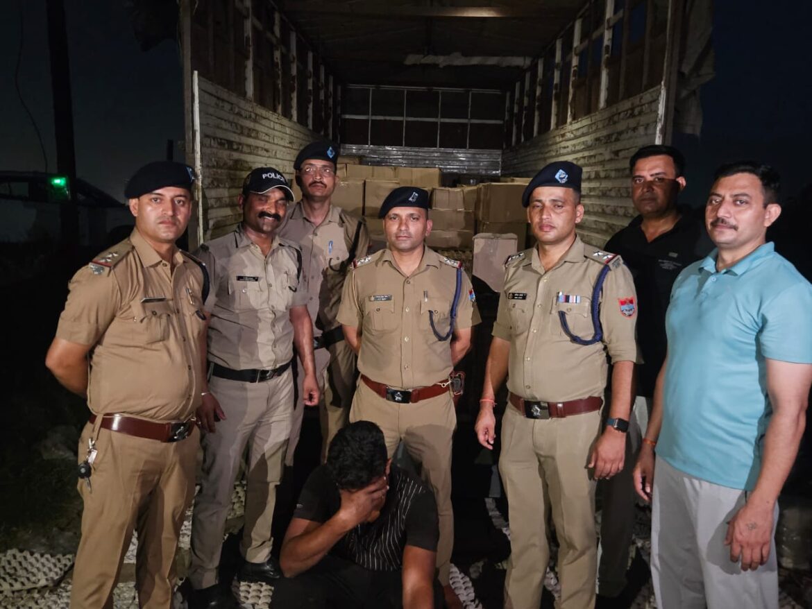 चुनाव से पहले SSP का बड़ा एक्शन: ₹15 लाख की अवैध शराब जब्त, तस्कर गिरफ्तार