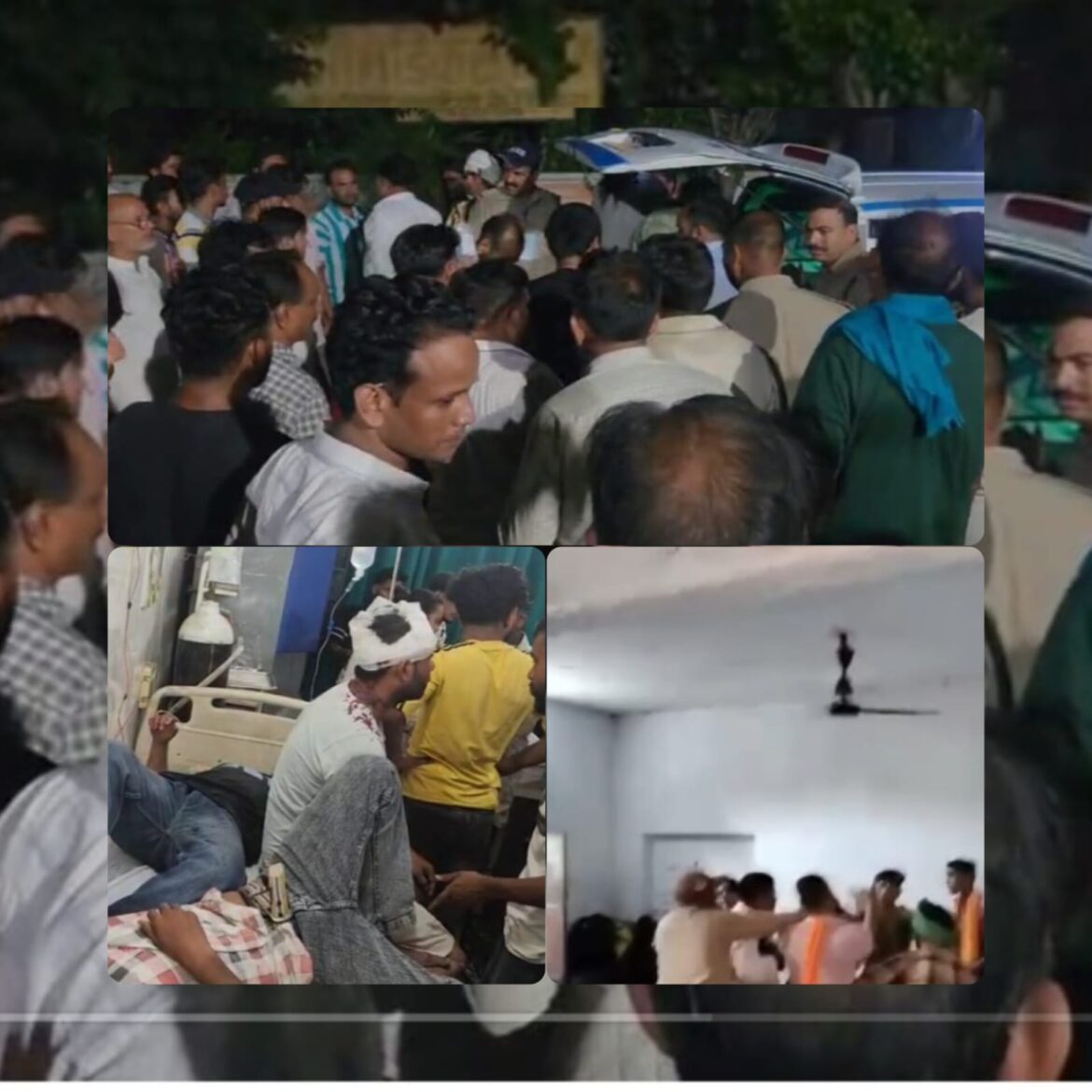 शांतिपूर्ण मतदान के बाद दो गुटों में हुआ जबरदस्त विवाद, ईंट-पत्थर चलने से दर्जनभर घायल