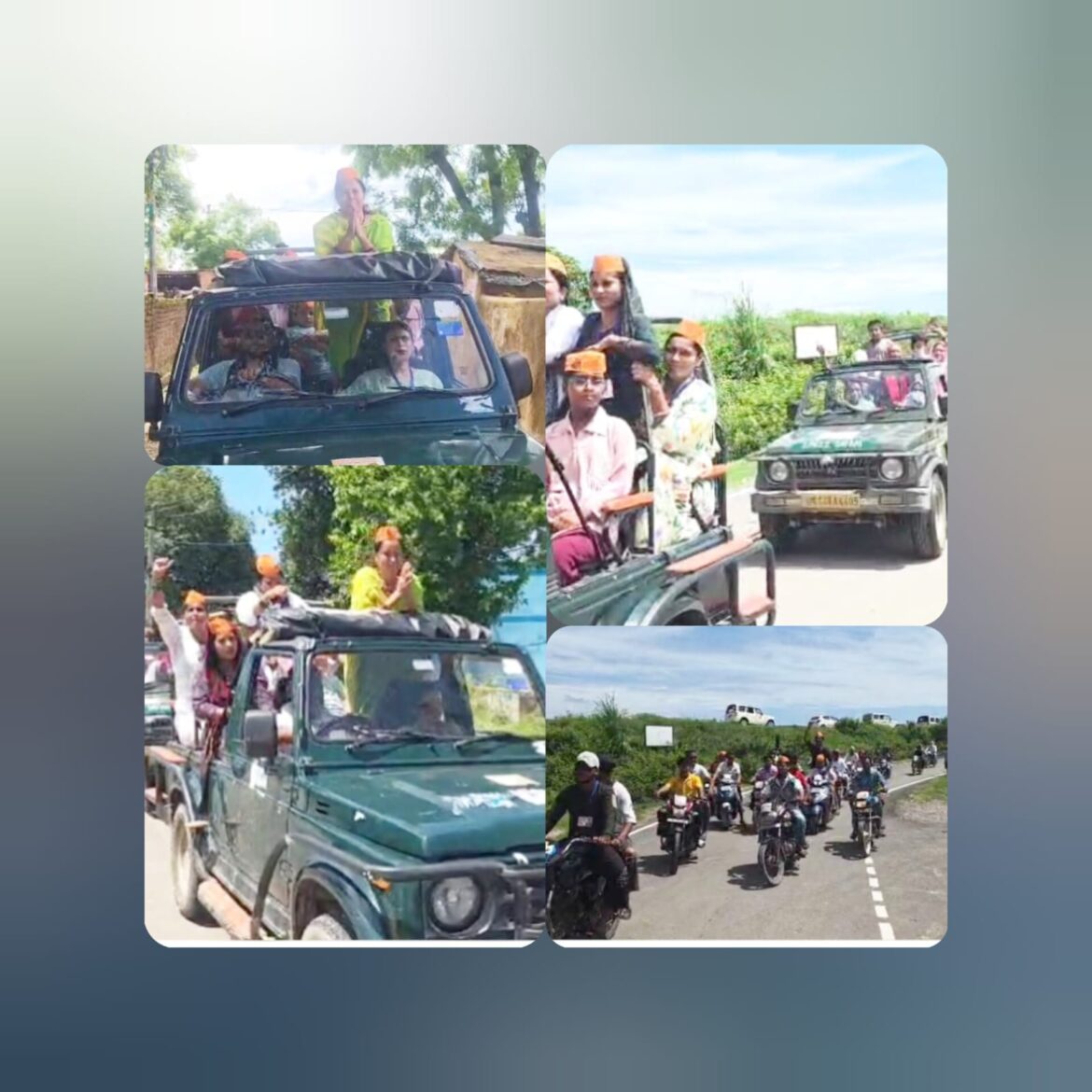 रामनगर में पंचायत चुनाव प्रचार का अंतिम दिन गर्माया माहौल, बसंती आर्य ने किया जोरदार शक्ति प्रदर्शन