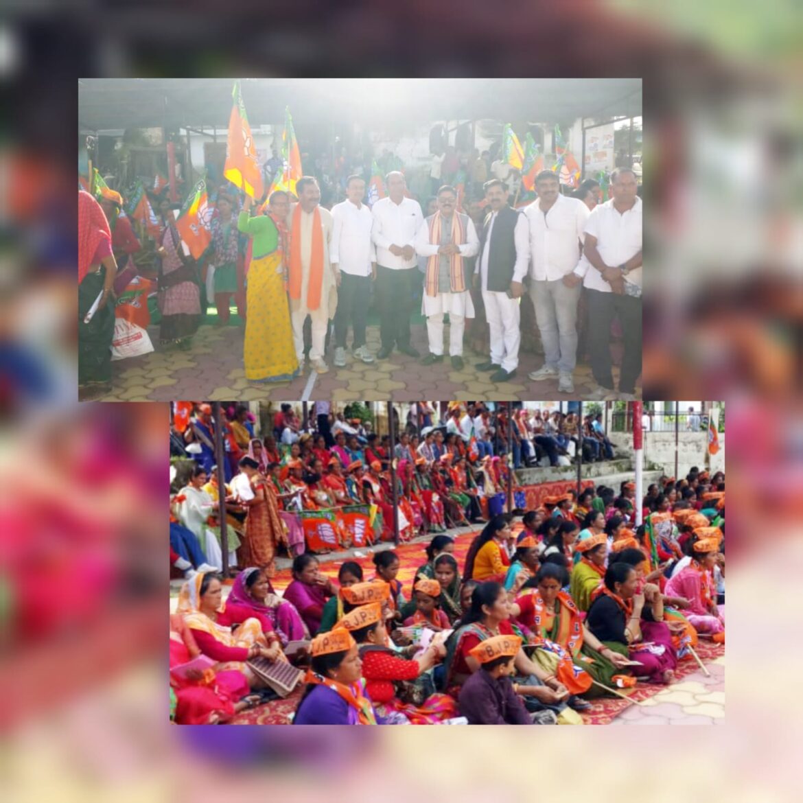 त्रिस्तरीय पंचायत चुनाव प्रचार के अंतिम दिन भाजपा नेताओं ने किया जनसंपर्क, विकास योजनाओं को लेकर मांगा समर्थन