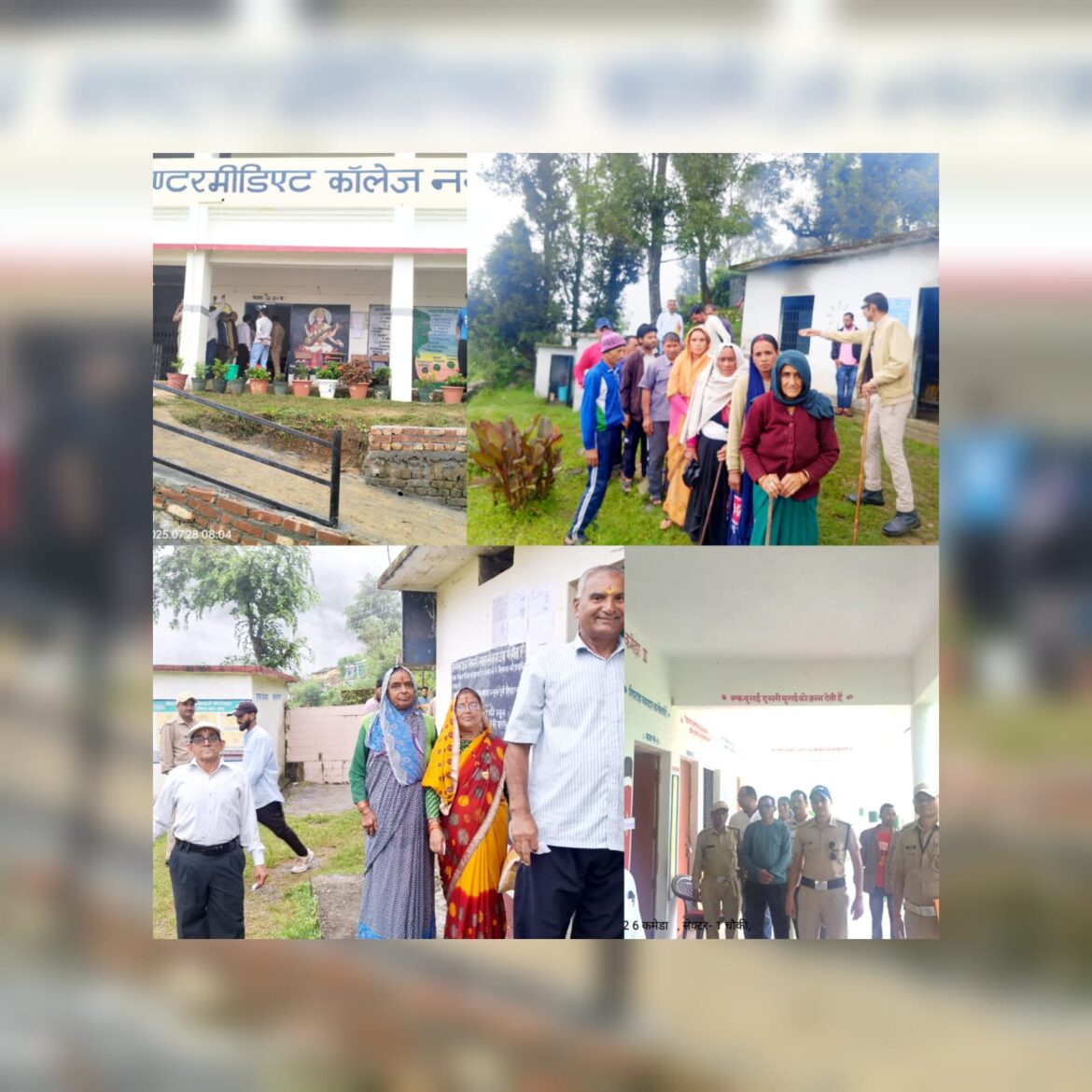 चमोली जनपद के पांच विकास खंडों में शांतिपूर्ण मतदान शुरू, 1.80 लाख से अधिक मतदाता कर रहे मतदान