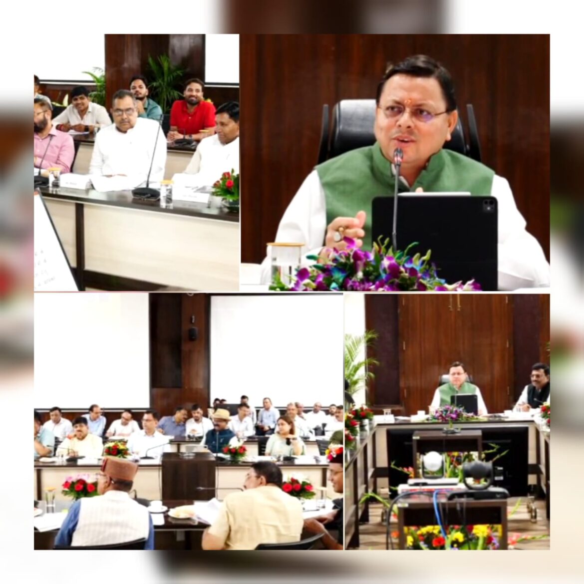 मुख्यमंत्री धामी ने टिहरी लोकसभा क्षेत्र की विकास योजनाओं की की समीक्षा