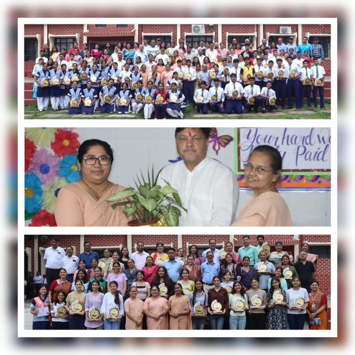 निर्मला कॉन्वेंट स्कूल में मेधावी विद्यार्थियों का सम्मान, महापौर ने किया उत्साहवर्धन