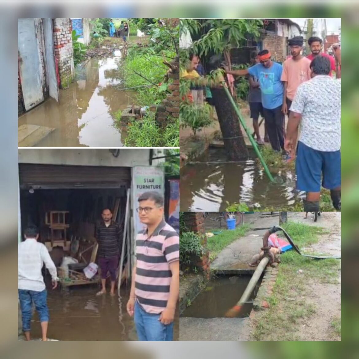 बारिश बनी ज़हर की दस्तक: रामनगर के मालधन चौड़ में प्राकृतिक कहर, घरों में घुसा जंगल