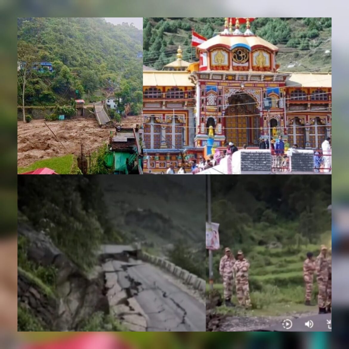 मूसलाधार बारिश से बद्रीनाथ यात्रा प्रभावित, हाईवे कई स्थानों पर बाधित