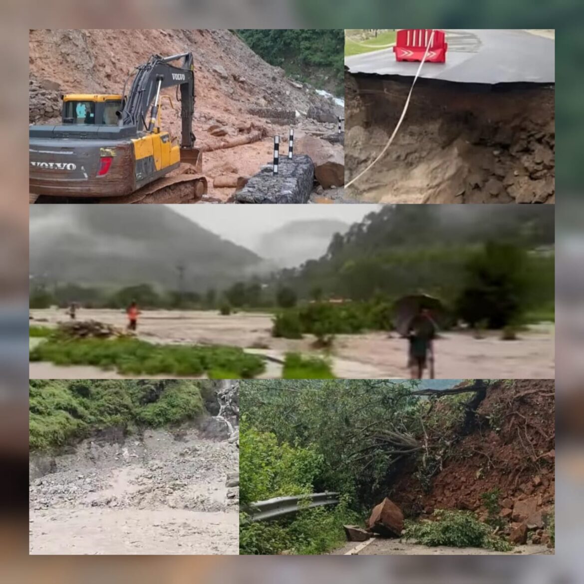 उत्तराखंड में मौसम का कहर: बादल फटने से तबाही, 13 जिलों में सड़कों को नुकसान, रेड अलर्ट जारी