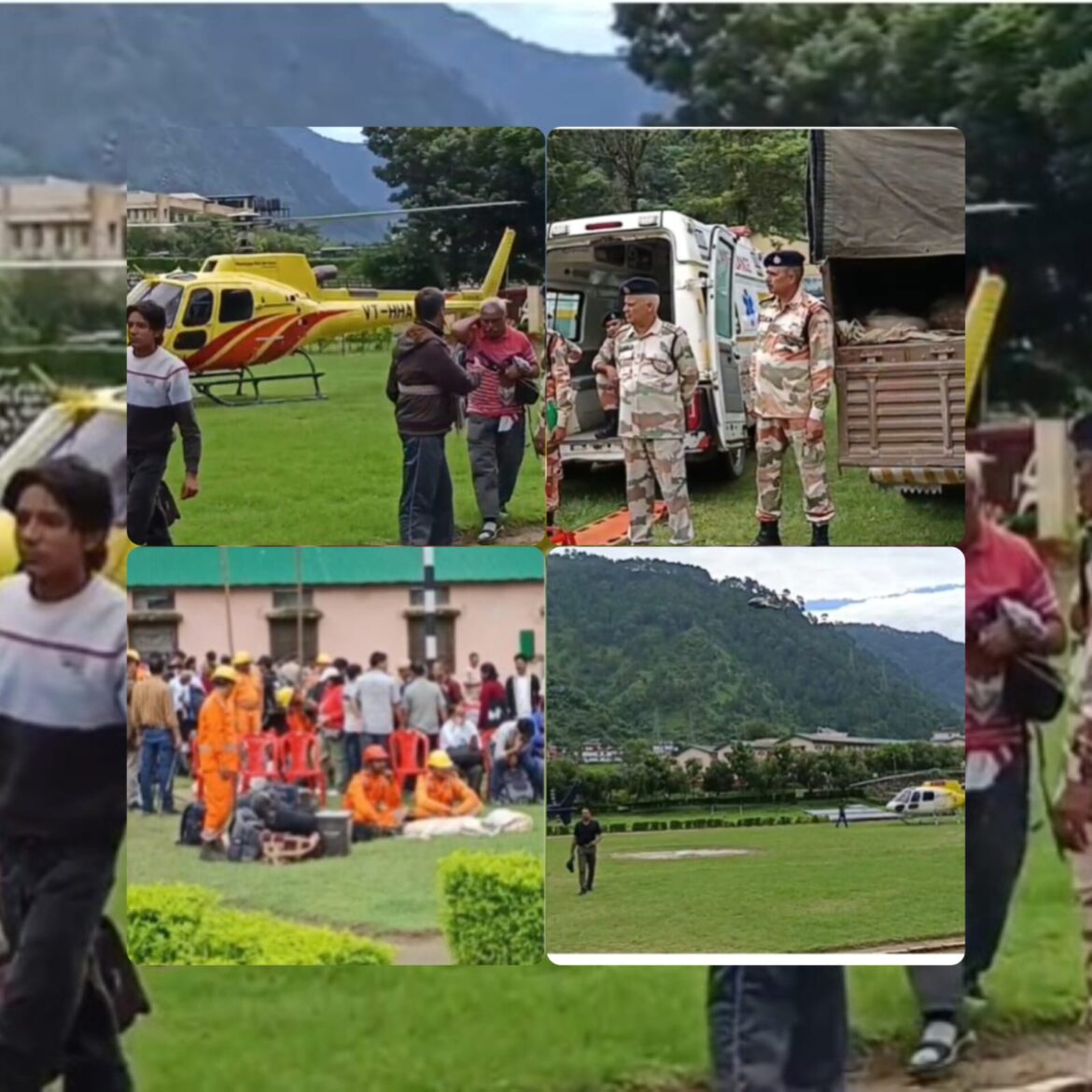 धराली-हर्षिल: रेस्क्यू ऑपरेशन जारी, अब तक 50 से अधिक लोग हेलीकॉप्टर से शिफ्ट