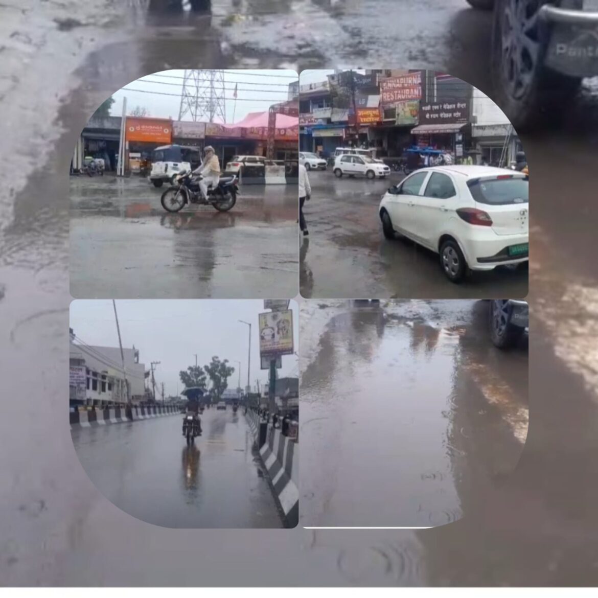 लक्सर में मौसम ने फिर बदला मिजाज, सुबह से हो रही लगातार बारिश से जनजीवन प्रभावित