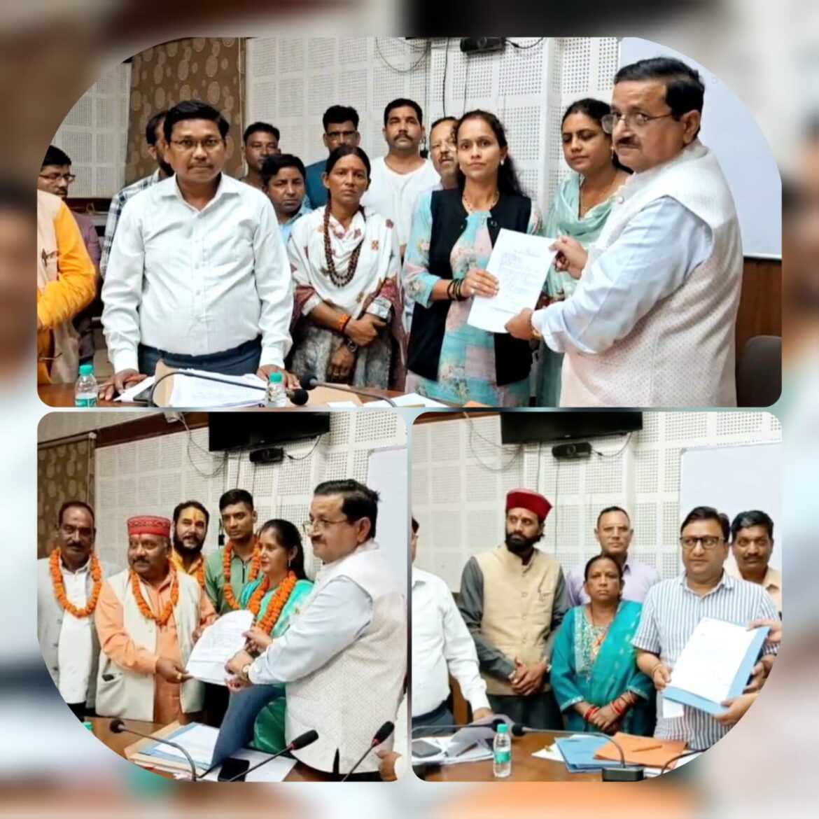 जिला पंचायत अध्यक्ष पद के लिए दो और उपाध्यक्ष पद के लिए चार नामांकन