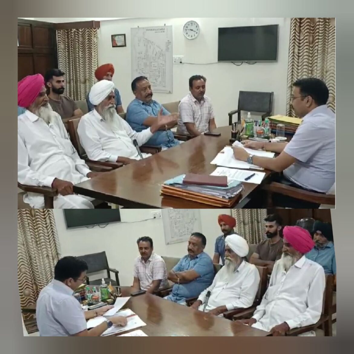 भारतीय किसान यूनियन उत्तराखंड के प्रदेशाध्यक्ष कर्म सिंह पड्डा ने बाजपुर चीनी मिल प्रबंधक से की महत्वपूर्ण बैठक