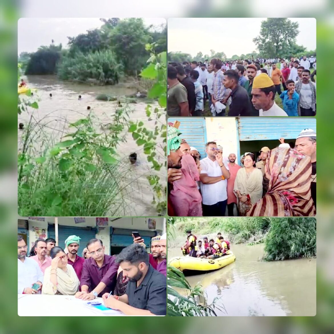 बाजपुर: घोंघा नदी में पिता की मौत, पुत्र की तलाश जारी