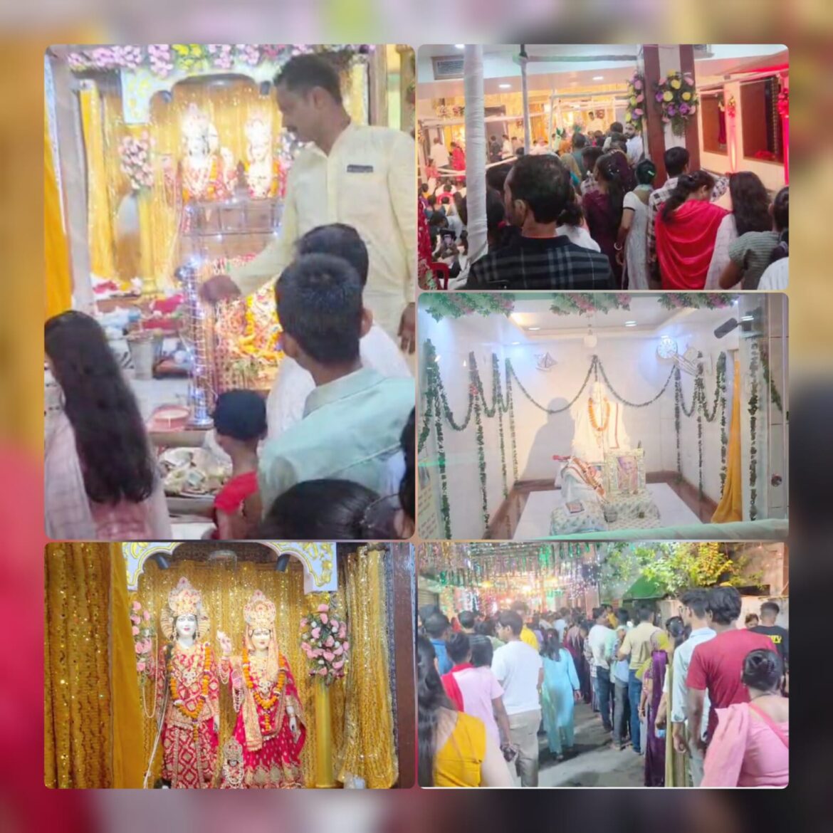 हल्द्वानी में जन्माष्टमी पर मंदिरों में उमड़ी श्रद्धालुओं की भीड़