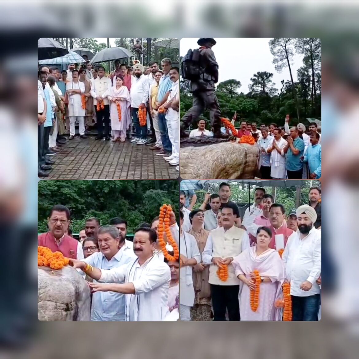 शौर्य स्थल पर कांग्रेस नेताओं ने दी शहीदों को श्रद्धांजलि, प्रदेश अध्यक्ष करन माहरा बोले– “देश में हो रही है लोकतंत्र की हत्या”