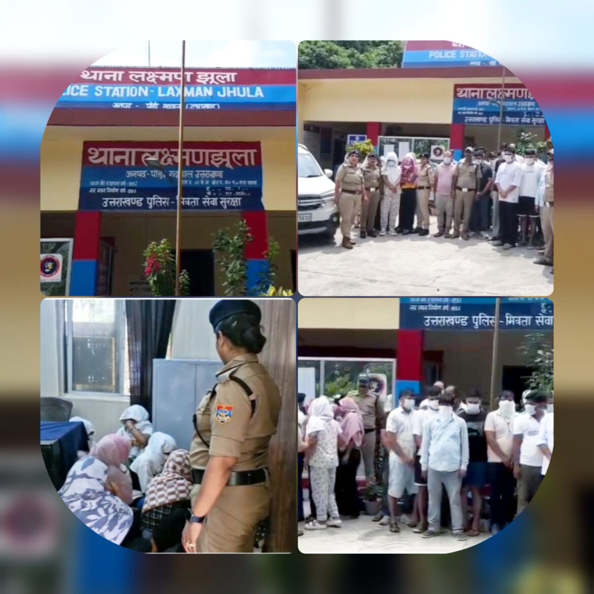 गंगा भोगपुर के रिसॉर्ट में रेव पार्टी का भंडाफोड़, 9 महिलाओं सहित 37 गिरफ्तार