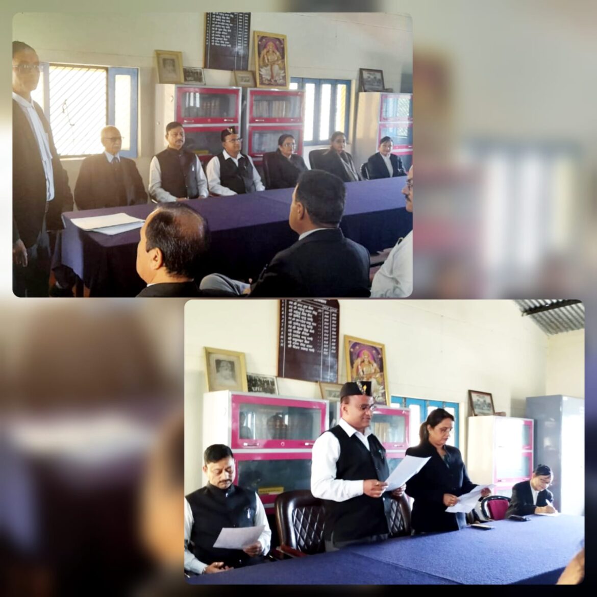 अधिवक्ता संघ के नवनिर्वाचित पदाधिकारियों ने ली शपथ, बार-बेंच की गरिमा बनाए रखने का लिया संकल्प