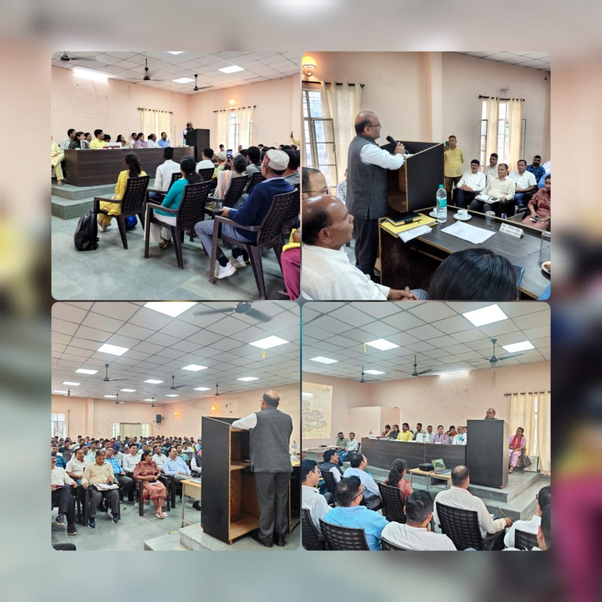 सचिव विनोद कुमार सुमन ने ताड़ीखेत में जनकल्याणकारी योजनाओं की समीक्षा बैठक ली