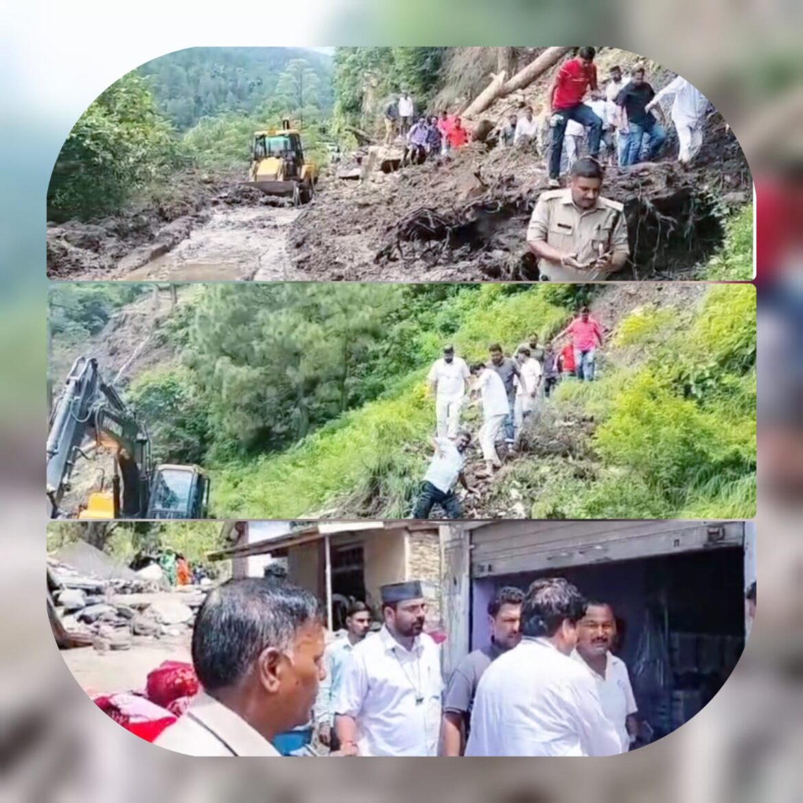 चेपड़ो आपदा: कांग्रेस नेताओं ने किया दौरा, गुस्साए लोग