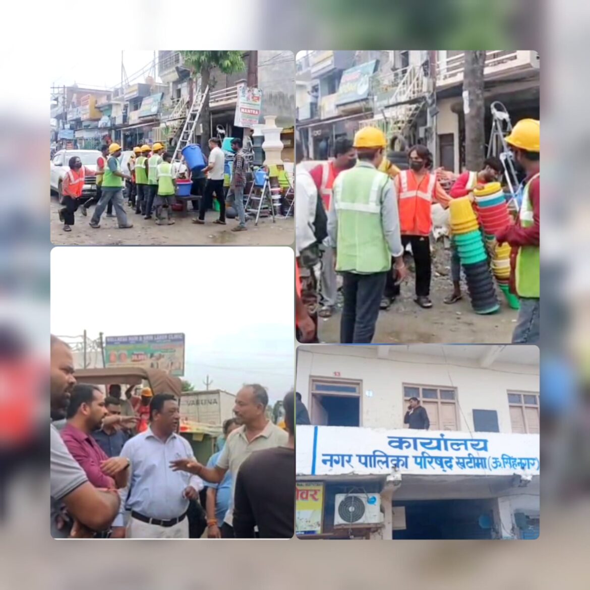 खटीमा में अतिक्रमण के खिलाफ चला प्रशासन का डंडा, SDM तुषार सैनी की अगुवाई में कार्रवाई