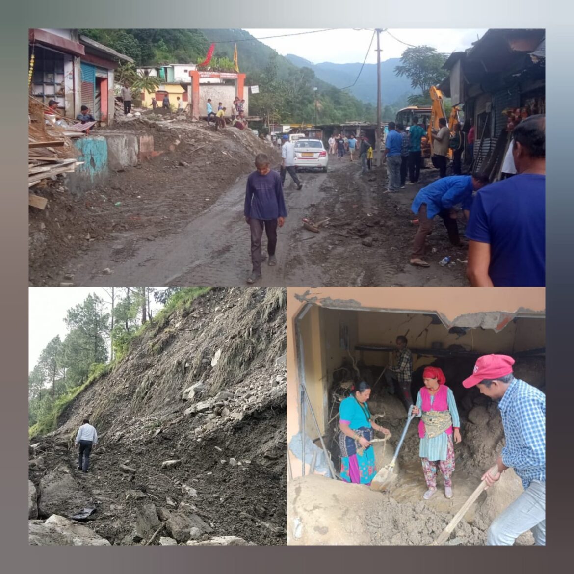 थराली आपदा क्षेत्र में राहत व पुनर्वास कार्य तेज़