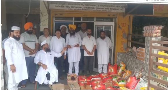सितारगंज के मुस्लिम समाज ने बढ़ाया इंसानियत का हाथ, पंजाब के बाढ़ पीड़ितों के लिए भेजी राहत सामग्री
