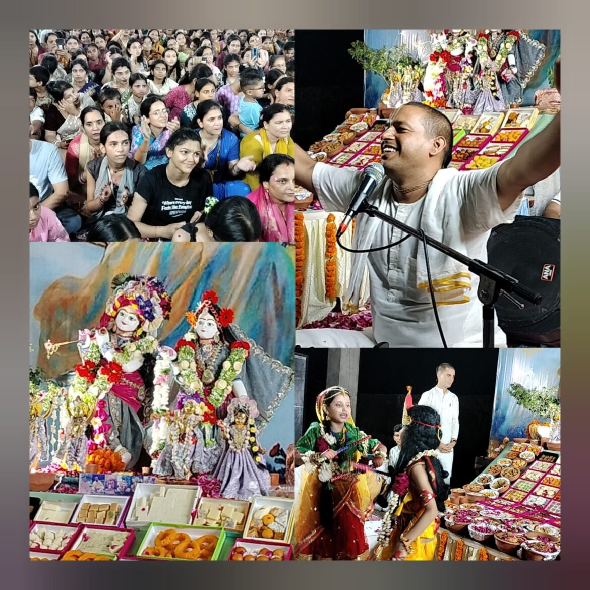 ISKCON मंदिर में भव्य रूप से मनाई गई राधा अष्टमी, सैकड़ों भक्त हुए शामिल