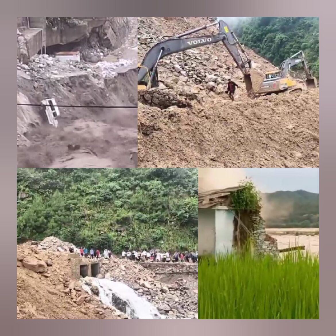 सितंबर में उत्तराखंड पर बारिश का कहर जारी, सड़कें टूटीं, ऊँचाई पर बर्फबारी