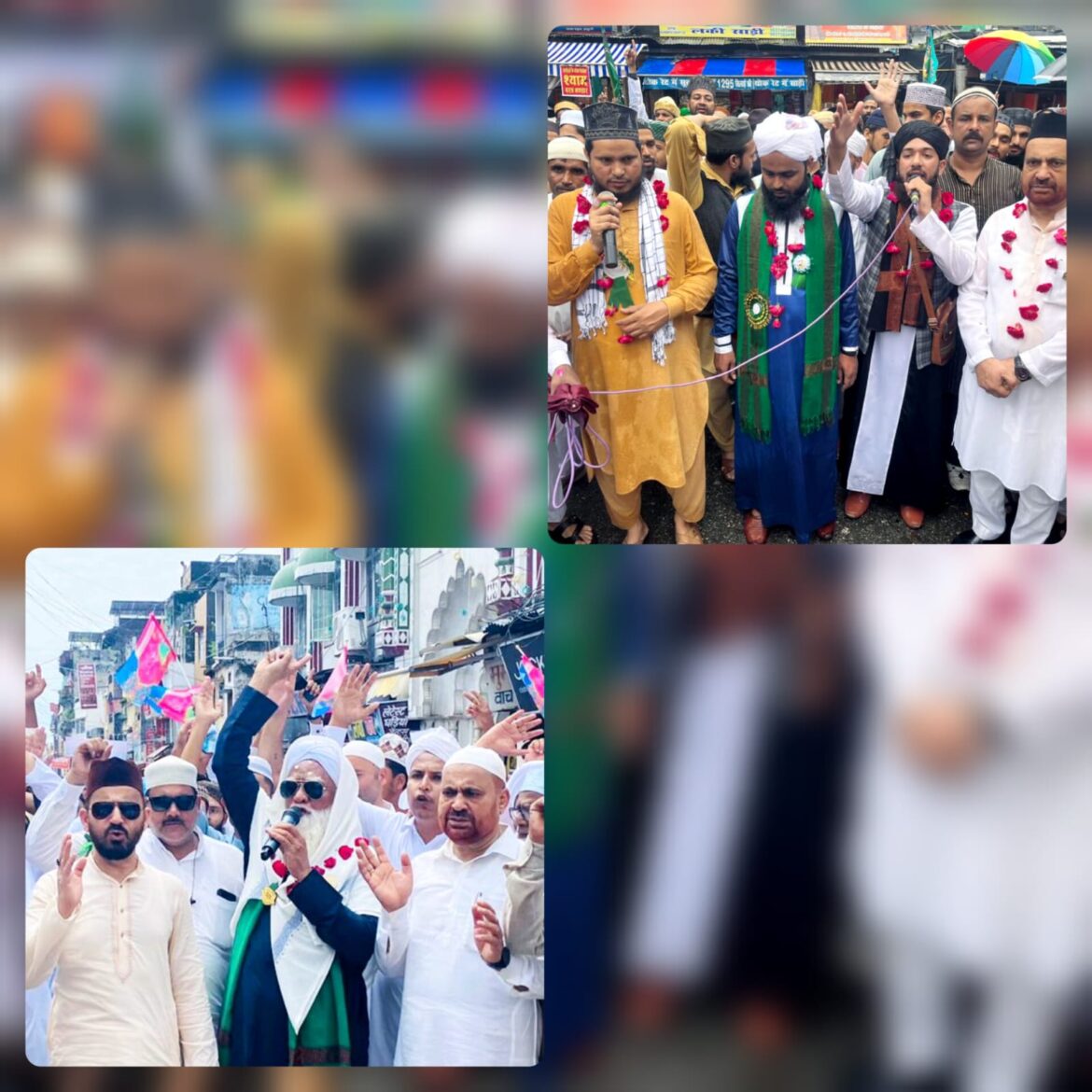 ईद मिलादुन्नबी पर निकाला गया जुलूस, हाजी अब्दुल मतीन सिद्दीक़ी ने दिया इंसानियत का पैग़ाम