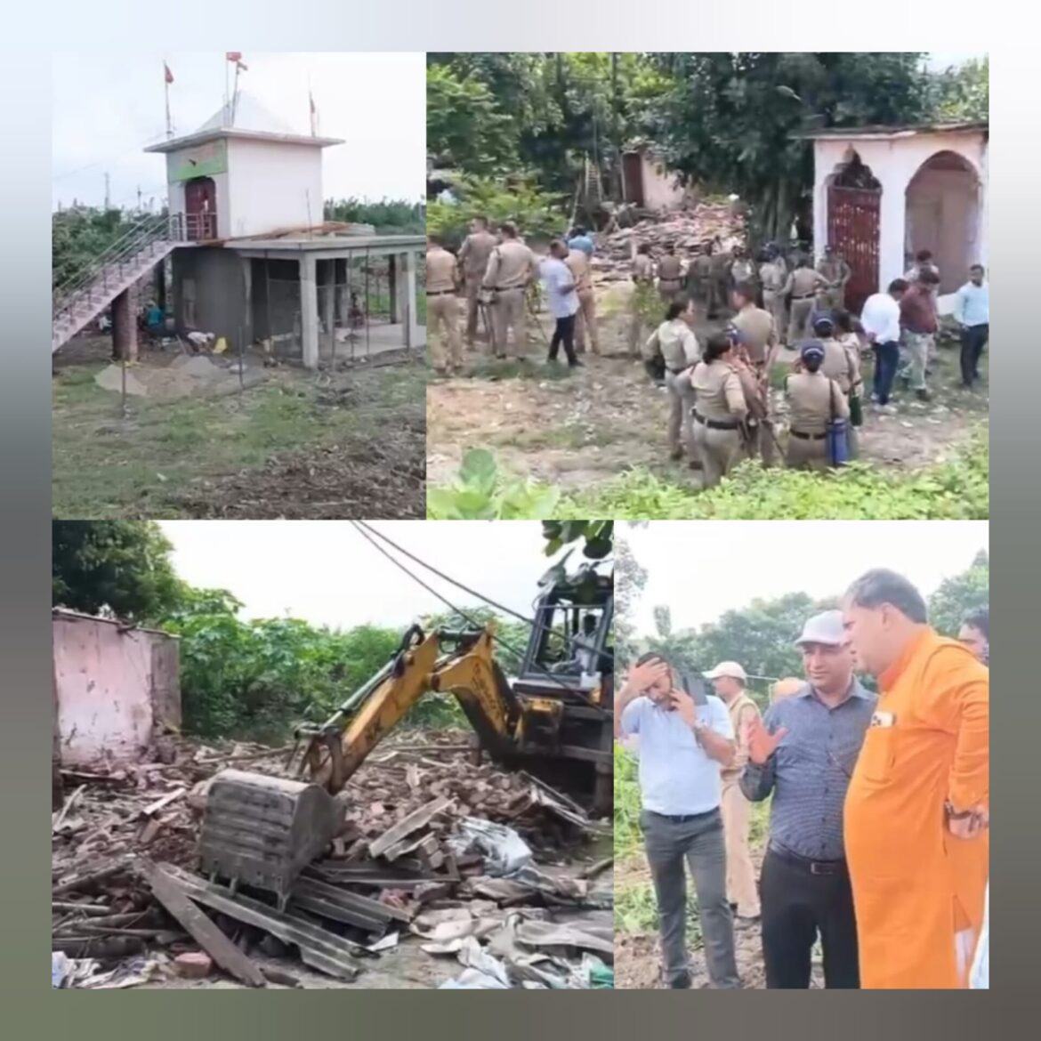 रुद्रपुर में नगर निगम ने किच्छा रोड पर 2 एकड़ सरकारी जमीन से हटाया अतिक्रमण, 30 करोड़ की जमीन पर वापस मिला कब्ज़ा