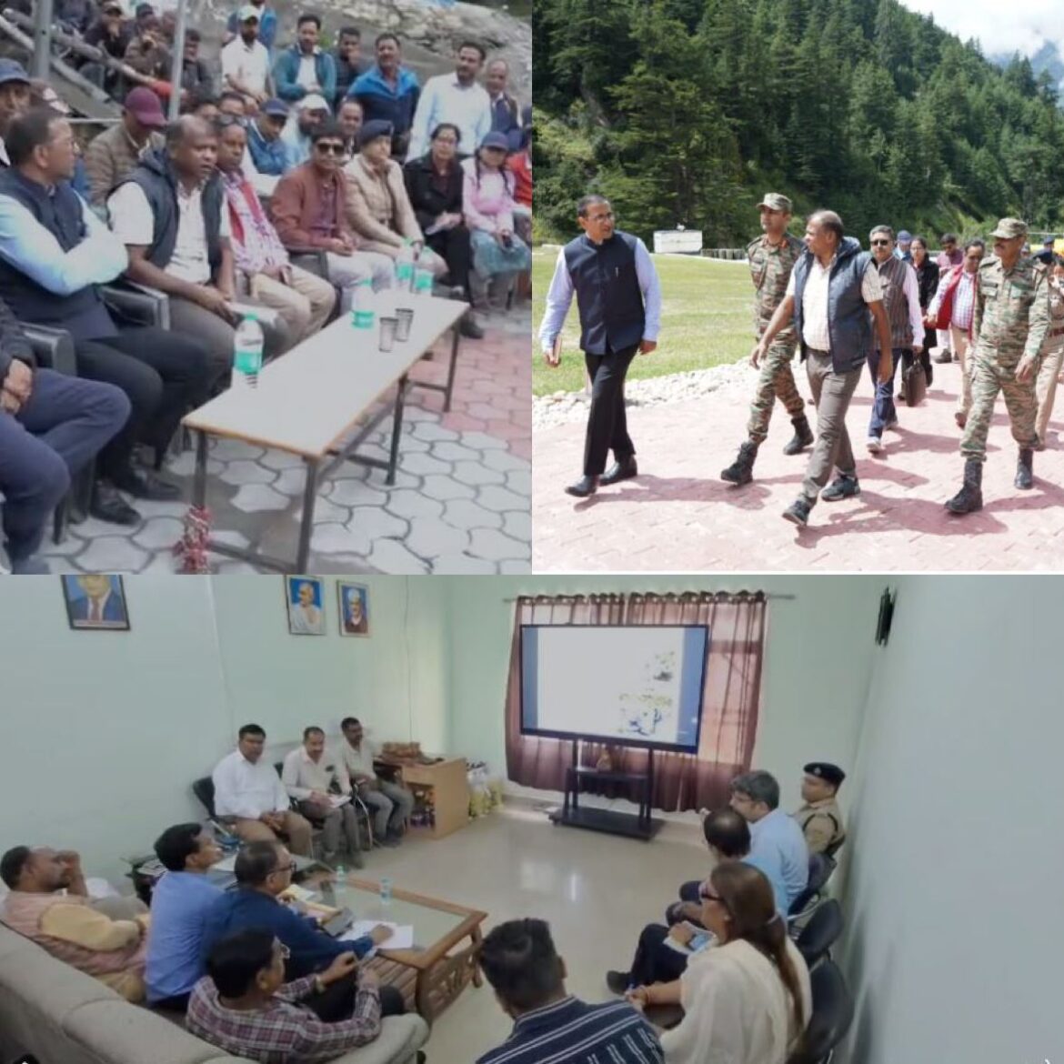 थराली में आपदा प्रभावित क्षेत्रों का हवाई और स्थलीय सर्वेक्षण, केंद्र की अंतरमंत्रालयीय टीम ने लिया स्थिति का जायज़ा