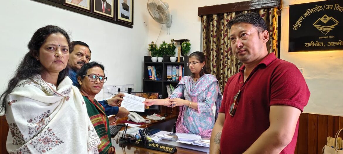 रानीखेत–रामनगर संपर्क मार्ग टूटने पर कांग्रेस ने उठाई आवाज़