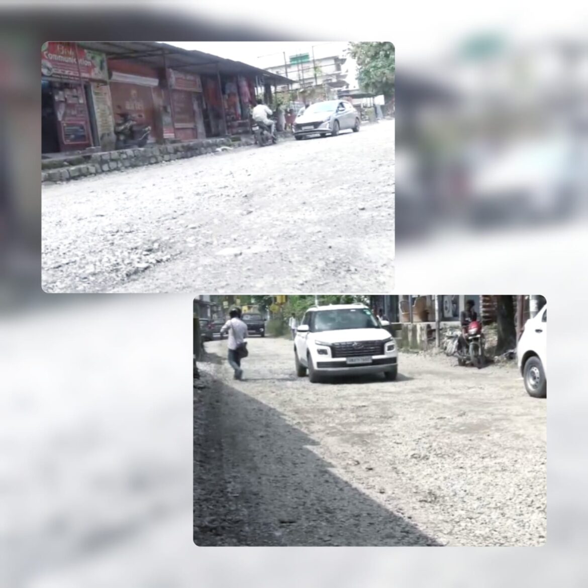 बरसात ने खोली प्रशासन की पोल, देहरादून की सड़कें बदहाल