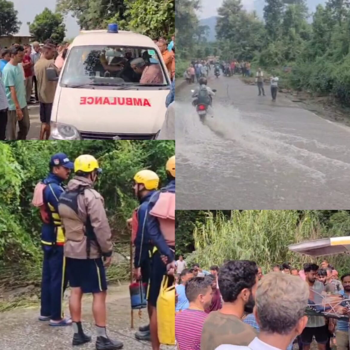 कोटाबाग में उफनाए नाले में बलेरो बहने से युवक की मौत, दो लोग बचे, SDRF ने 12 किमी दूर बरामद किया शव