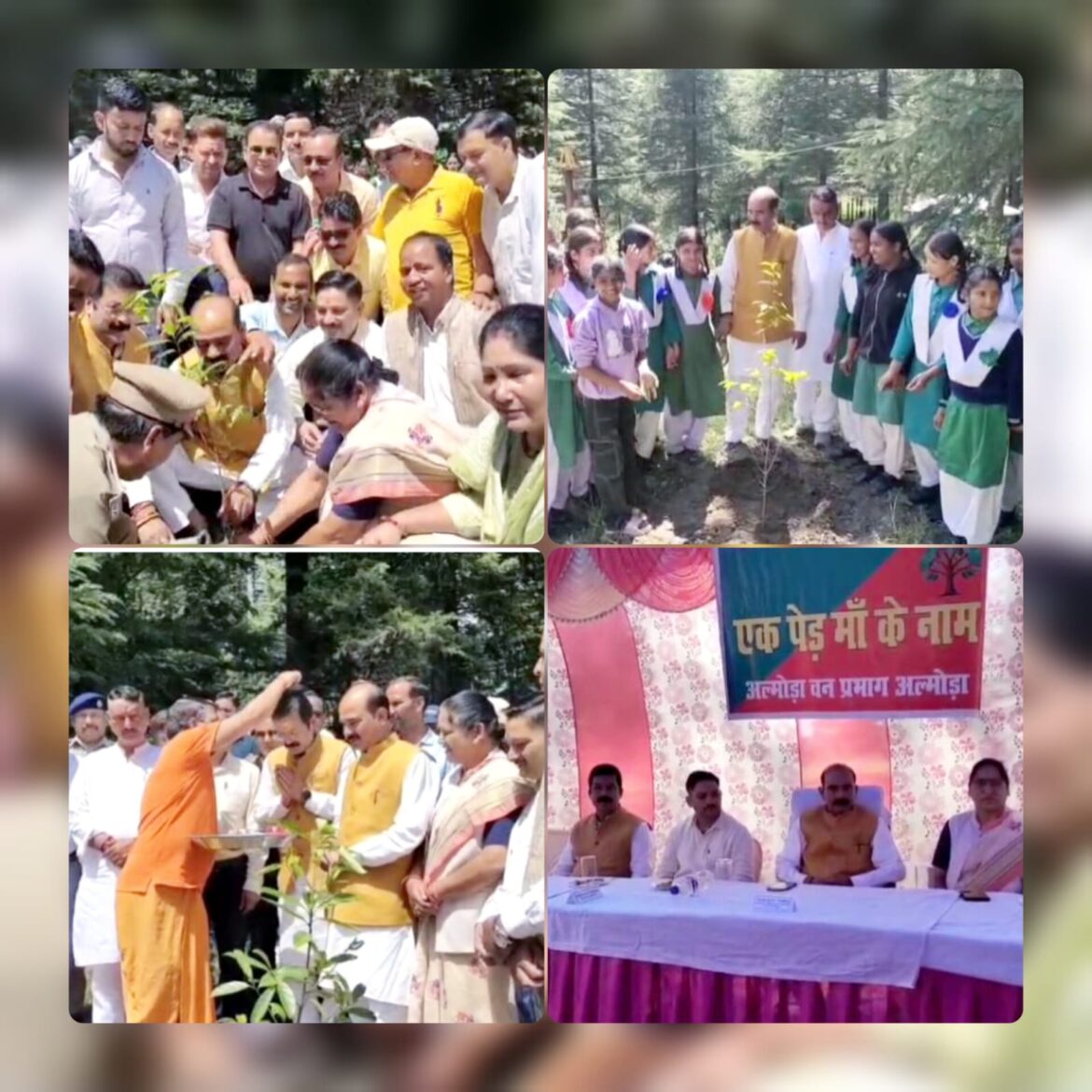 अल्मोड़ा के सिमतोला वन क्षेत्र में केंद्रीय राज्यमंत्री अजय टम्टा ने किया वृक्षारोपण, सेवा पखवाड़ा पर्व के तहत आयोजित हुआ कार्यक्रम