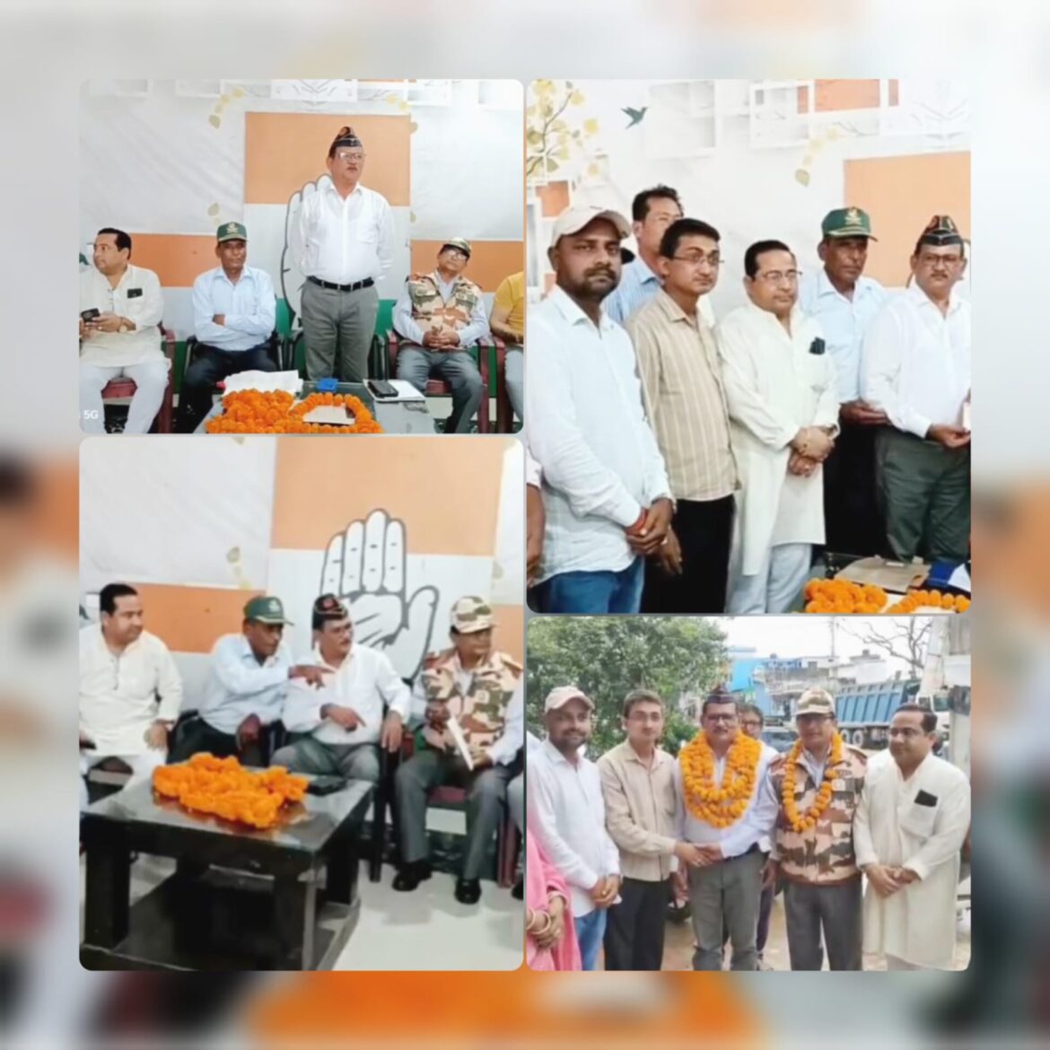 पुलवामा शहीद वीरेंद्र राणा की पत्नी को कांग्रेस ने सौंपा एक लाख रुपये का चेक, किया सम्मानित