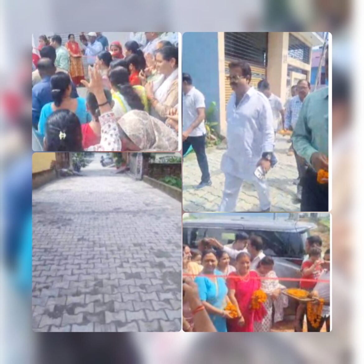 खानपुर: विधायक उमेश कुमार ने सड़क निर्माण कार्यों का शिलान्यास किया