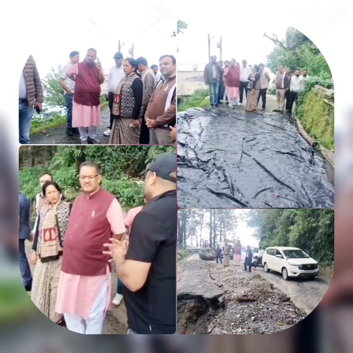 मसूरी: कैबिनेट मंत्री गणेश जोशी ने आपदा प्रभावित इलाकों का दौरा कर राहत कार्यों की समीक्षा की