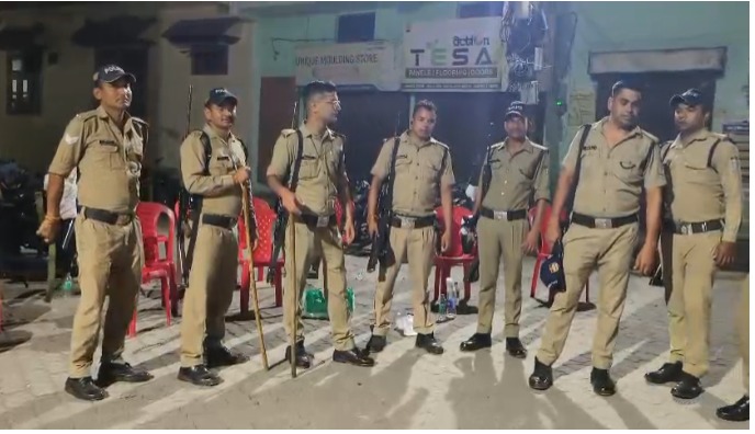 काशीपुर में हिंसा के बाद शहर में कड़ा पहरा, प्रशासन अलर्ट