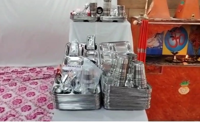 ऋषिकेश में मां अन्नपूर्णा स्टील बर्तन बैंक का शुभारंभ