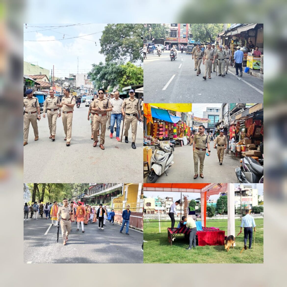 नैनीताल पुलिस ने दशहरा पर्व को सुरक्षित मनाने के लिए किया सख्त इंतजाम