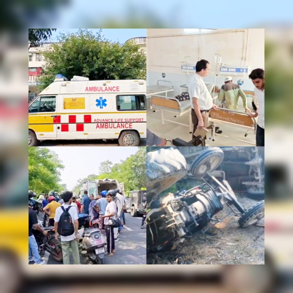 खटीमा-नानकमत्ता हाईवे हादसा: ट्रैक्टर-ट्रॉली और पिकअप की भिड़ंत में चार मजदूरों की मौत, तीन गंभीर घायल