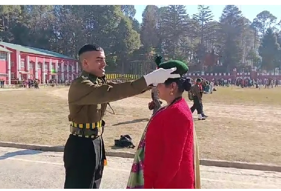 रानीखेत के सोमनाथ मैदान में गूंजी देशभक्ति—603 अग्निवीरों ने ली देश पर मर मिटने की शपथ