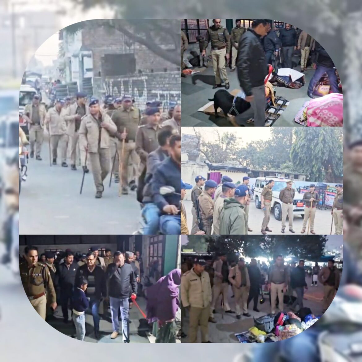 रुड़की पिरान कलियर में हरिद्वार पुलिस का फ्लैग मार्च, सुरक्षा व्यवस्था की समीक्षा