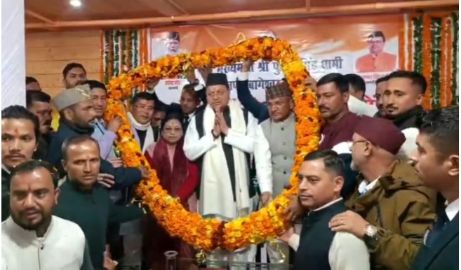 बागेश्वर दौरे पर पहुंचे मुख्यमंत्री धामी, BJP कार्यालय में हुआ भव्य स्वागत—अतिक्रमण, वोटर लिस्ट और डेमोग्राफिक बदलाव पर दिए बड़े बयान