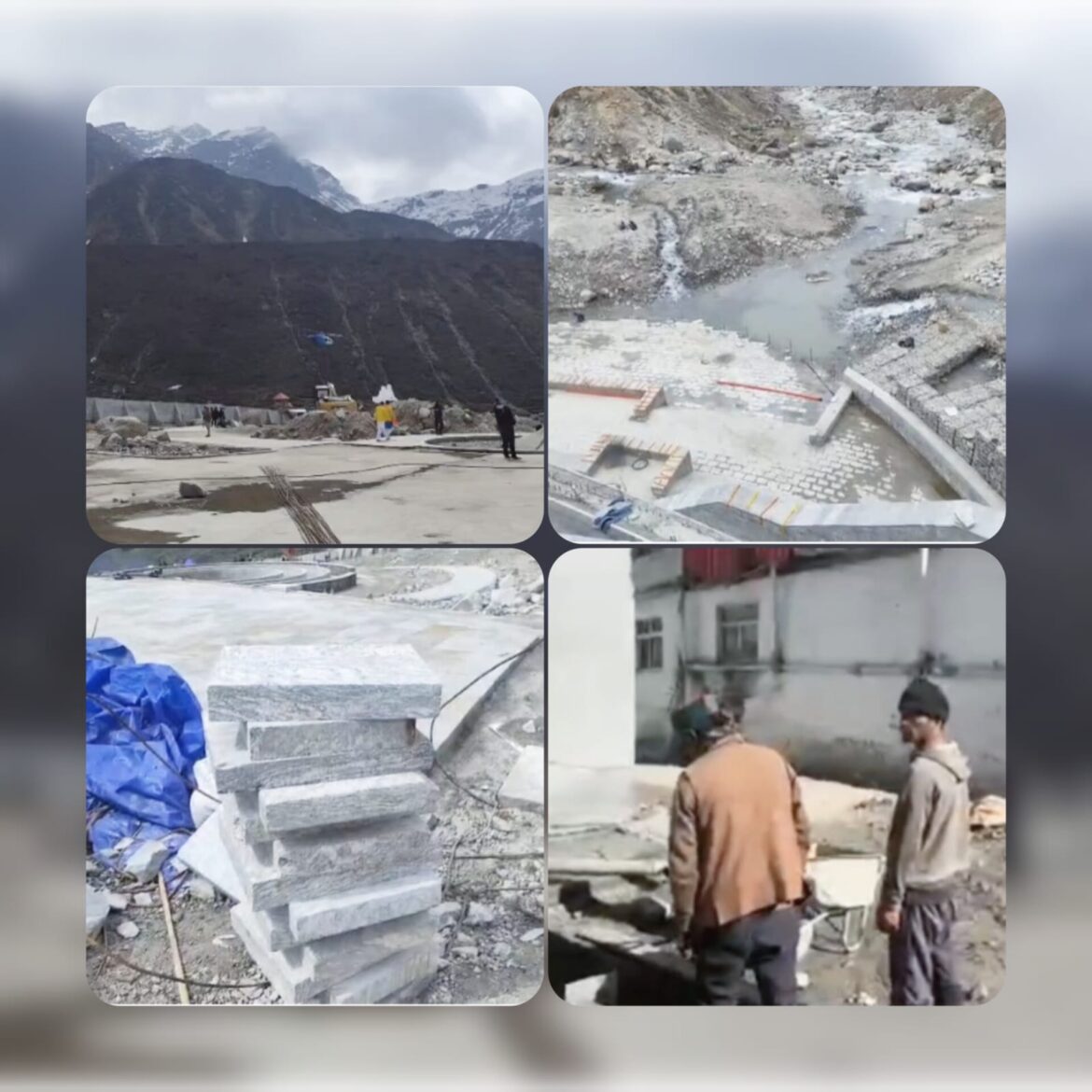 कपाट बंद, पर काम जारी: बर्फबारी से पहले केदारनाथ में तेज़ी से चल रहा पुनर्निर्माण कार्य