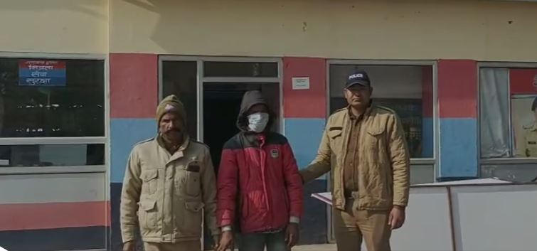 लंढौरा पुलिस ने मंदिर चोरी का आरोपी गिरफ्तार, चोरी का सामान बरामद