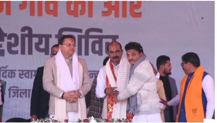 रानीखेत में मुख्यमंत्री धामी का दौरा, 77.25 करोड़ की 32 विकास योजनाओं की सौगात