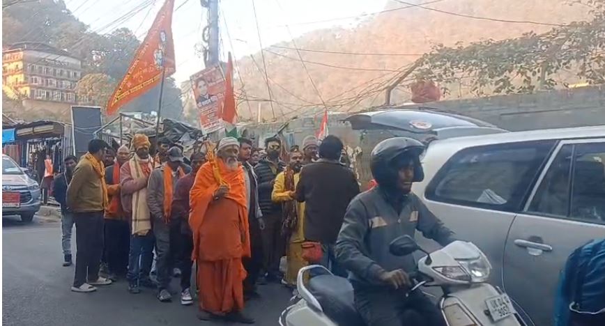 जागेश्वर से नैनीताल तक भारत जन जागरण यात्रा आज भवाली पहुंची