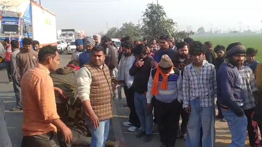 गदरपुर में तेज रफ्तार डंपर का कहर, बाइक सवार की मौके पर मौत