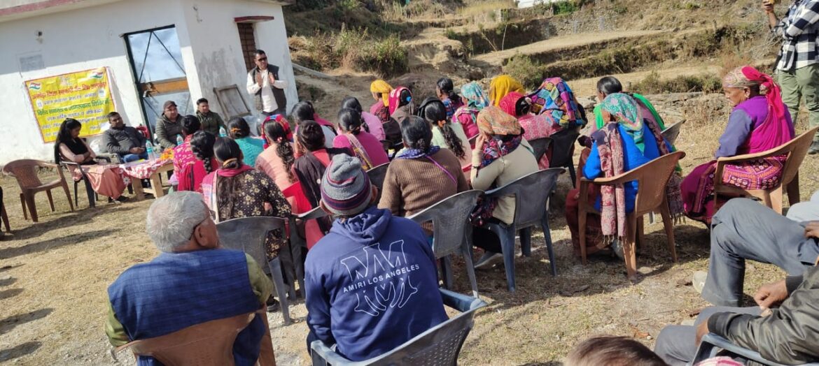 अल्मोड़ा: मंगरुखाल ग्राम पंचायत की खुली बैठक, ग्रामीणों की समस्याओं और विकास योजनाओं पर हुई चर्चा